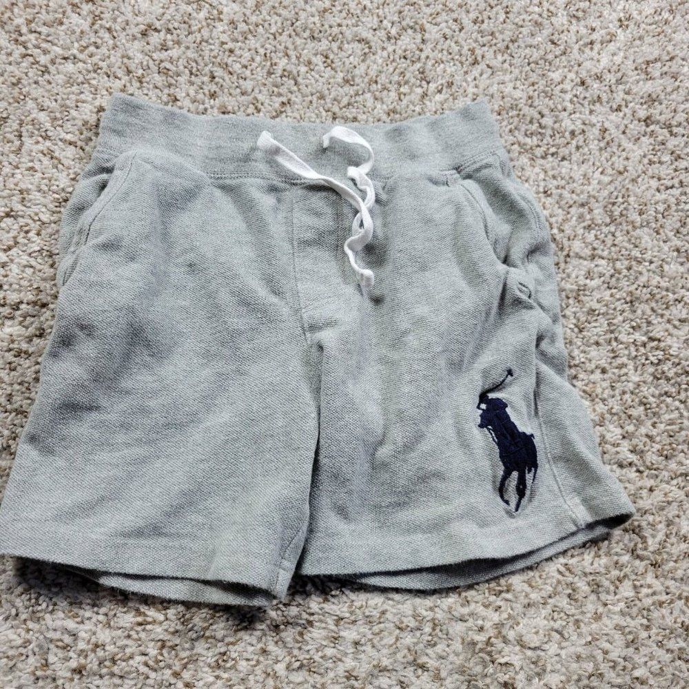 Polo by Ralph Lauren Light Gray Shorts with Navy Pony